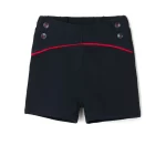 NB SHORT PIQUE CHAM, BLEU FONCÉ