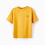 CHEMISE MC JERSEY JAUNE 7/8