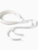 BANDEAU EN SATIN BLANC ÚNICO – Image 3