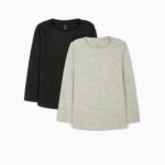 P2 TSHIRT LS JERSEY BLACK / GREY