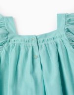 Robe en tulle avec papillons fille, turquoise – Image 3
