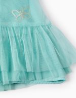 Robe en tulle avec papillons fille, turquoise – Image 4