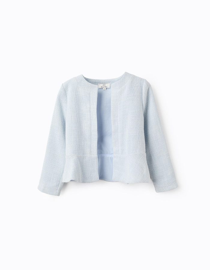 VESTE ML, BLEU CLAIR, 3/4 – Image 1