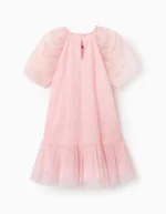 ROBE SS TULLE, ROSE CLAIR – Image 2