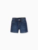 Short en jean 'Comfort Denim' pour bébé garçon, bleu foncé