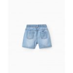 Short en jean bébé garçon, bleu clair – Image 2