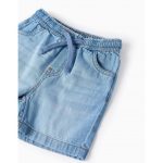 Short en jean bébé garçon, bleu clair – Image 3