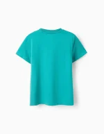 T-shirt en coton garçon 'Sea', vert – Image 2