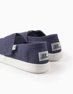 Espadrilles en toile pour garçon, bleu foncé – Image 3