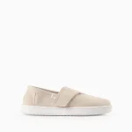 Espadrilles en toile pour garçon, beige