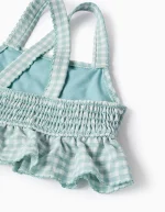 Bikini Vichy à Volants Fille 'B&S', Vert Aqua – Image 3
