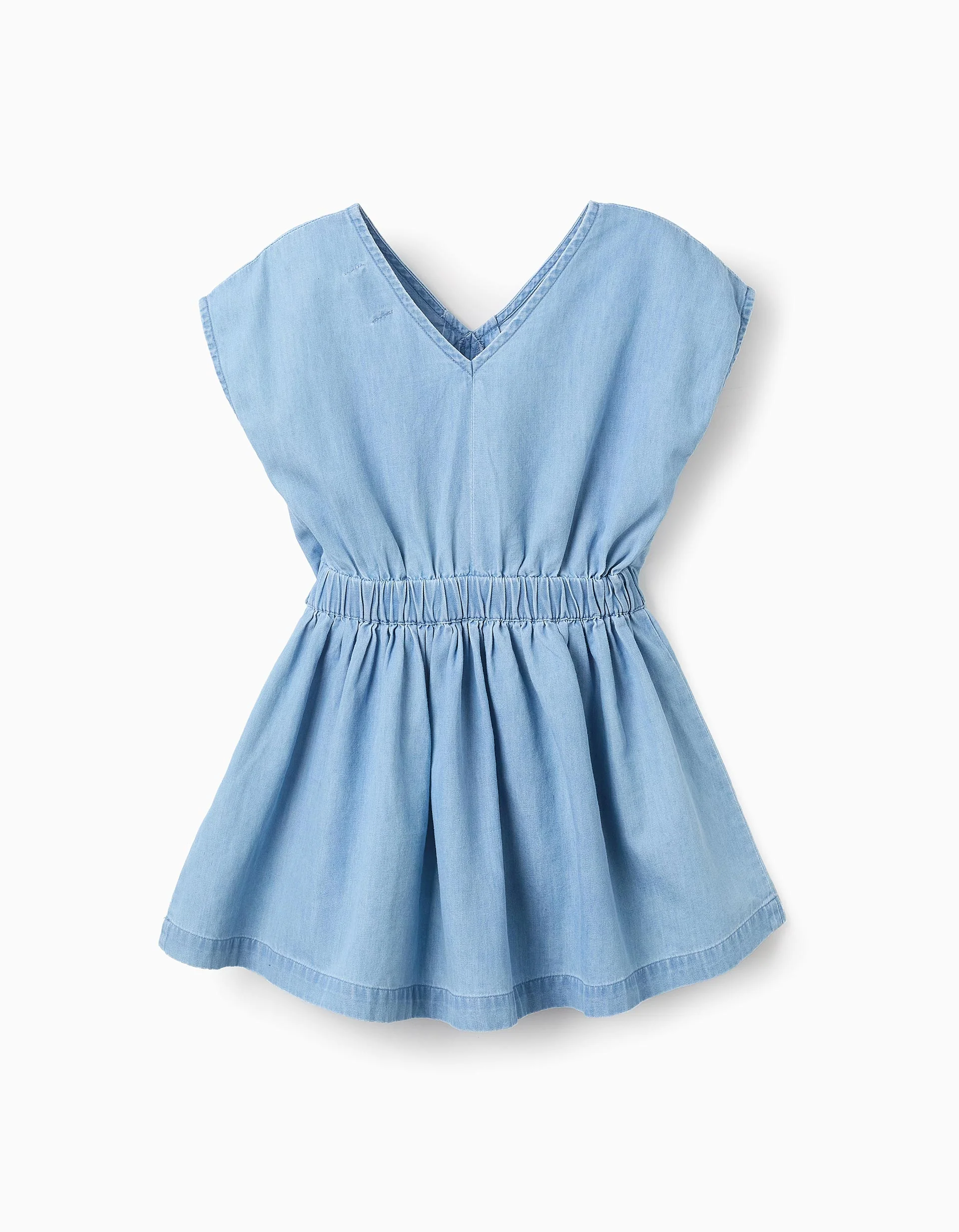 31071463022-2 Robe en jean léger pour fille, bleu – Image 1