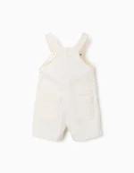 Salopette sergée fille, beige – Image 2