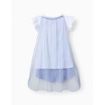 Pyjama en Coton avec Cape en Tulle Fille 'Elsa', Bleu/Blanc – Image 2