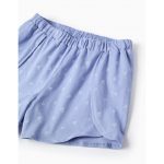 Pyjama en Coton avec Cape en Tulle Fille 'Elsa', Bleu/Blanc – Image 5