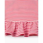 T-shirt rayé à volants pour fille « Minnie Mouse », blanc/rouge – Image 3