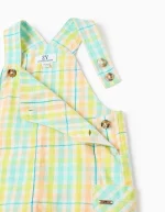 Combinaison à carreaux en coton pour bébé garçon « B&S », multicolore – Image 3