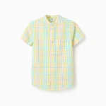 Chemise en coton à carreaux pour garçon « B&S », multicolore
