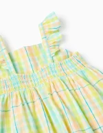 Robe à carreaux et bloomer pour bébé fille « B&S », multicolore – Image 3