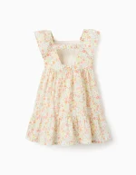 Robe en coton fleurie pour bébé fille, multicolore – Image 2