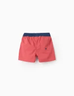 Short de bain bébé garçon 'You & Me', rouge – Image 2