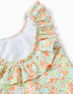 Maillot de bain fleuri à volants pour bébé fille, multicolore – Image 3