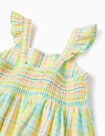 Robe à carreaux et volants pour fille « B&S », multicolore – Image 3