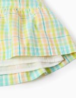 Robe à carreaux et volants pour fille « B&S », multicolore – Image 4