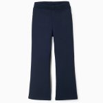 Jeggings évasés pour fille, bleu foncé