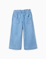 Jean léger à jambe large pour fille, bleu – Image 2