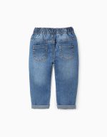 Pantalon en jean avec cordon de serrage « Comfort Denim » pour bébé garçon, bleu – Image 2