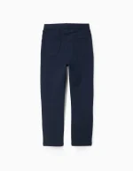 Jeggings brossés pour fille, bleu foncé – Image 2