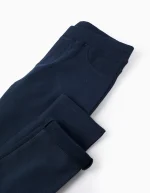 Jeggings brossés pour fille, bleu foncé – Image 4