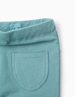 Jeggings brossés à taille ajustable pour fille, vert aqua – Image 3