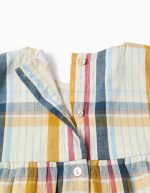 Robe à carreaux en coton pour fille « B&S », multicolore – Image 3