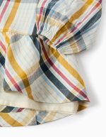 Robe à carreaux en coton pour fille « B&S », multicolore – Image 4