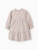 Robe fleurie en coton pour bébé fille, multicolore – Image 2