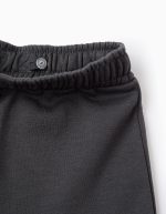 Sweat-shirt et pantalon à pieds pour fille « Clover », rose/gris – Image 4