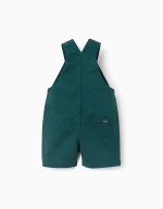 Salopette en jean pour bébé garçon, vert foncé – Image 3
