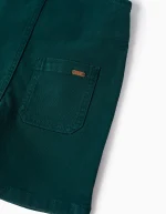 Salopette en jean pour bébé garçon, vert foncé – Image 5