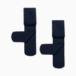 Lot de 2 collants en microfibre 40 deniers pour filles, bleu foncé