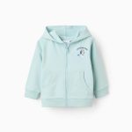 Veste à capuche en coton pour bébé « Bluey », bleu clair