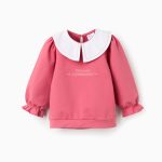 Sweat avec Col Hollandais pour Bébé Fille 'Sweetness', Rose