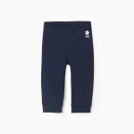 Pantalon de jogging pour bébé fille « Joue avec les formes », bleu foncé