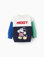 Sweat-shirt Mickey à blocs de couleurs pour garçons, multicolore