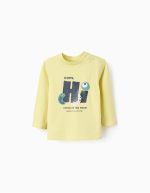 T-shirt jaune à manches longues pour bébé garçon
