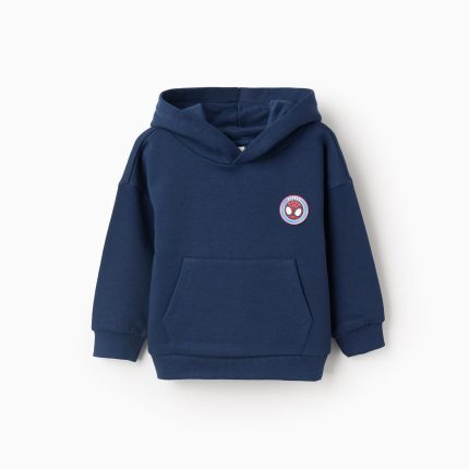Sweat à capuche pour bébé garçon « Spidey », bleu foncé