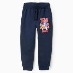 Pantalon de jogging en coton pour garçon « Sonic & Friends », bleu foncé