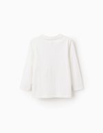 T-shirt à manches longues en coton pour garçon « Berlin », blanc – Image 2