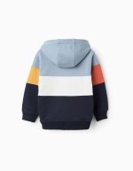 Sweat à capuche en coton à blocs de couleur pour garçons, multicolore – Image 2